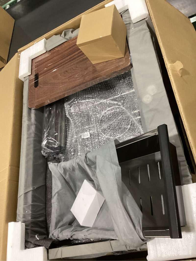 Qubfuen handmade stainless steel sink *similar style to stock photo*