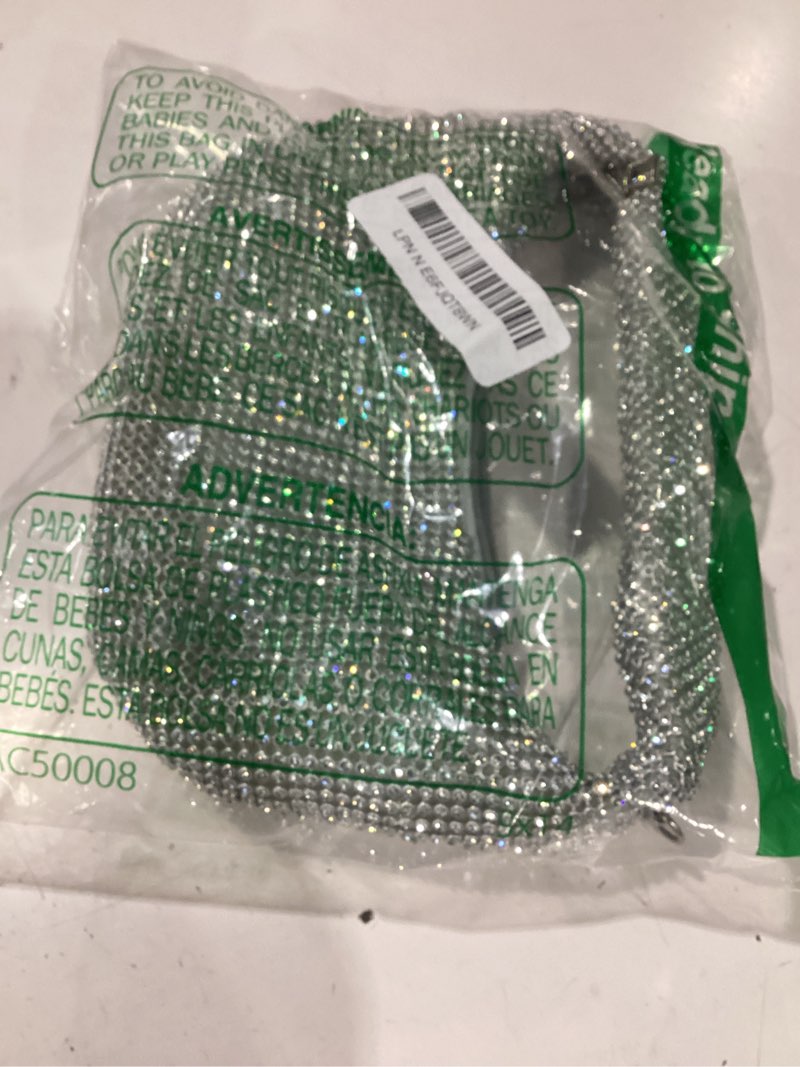 Condition photo showing New/Like New for bling going out for women rhinestone crossbody purse evening bags for women wedding