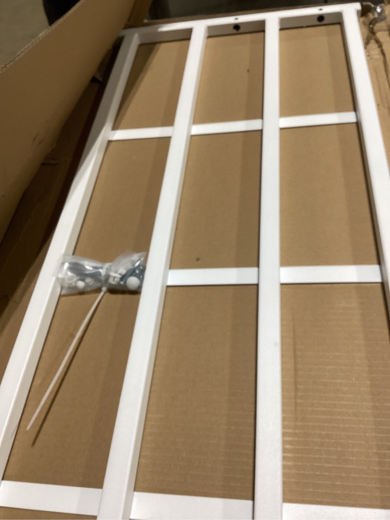 Condition photo showing Good Condition for Fixed Window Safety Guard 19”x 54” Adjustable Width Prevents Accidental Falls, Non-Egress, Tamper Resistant Screws Included, White, Single Pack 19x54 inches