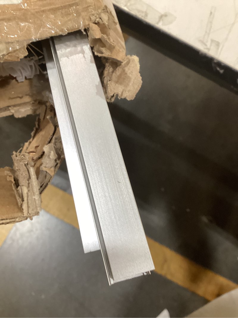 Condition photo showing New/Like New for hunhun 20-Pack 3.3ft/1Meter U Shape LED Aluminum Channel System with Milky Cover, End Caps and Mounting Clips, Aluminum Profile for LED Strip Light Installations, Very Easy Installation