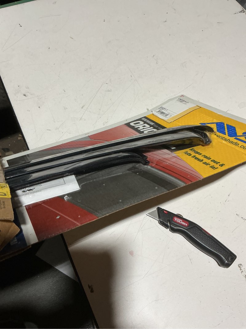 Condition photo showing Good Condition for Auto Ventshade [AVS] Outside Mount Rain Guards for 2011 - 2015 Chevrolet Cruze; 2016 Chevrolet Cruze Limited | Window Vent Visors, 4 pcs. - Smoke | 94611 Outside Mount - Smoke