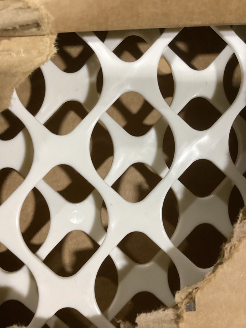 Condition photo showing Good Condition for toddleroo by north states 42” wide supergate ergo baby gate, made in usa: for doorways or stairways. includes wall cups. pressure or hardware mount. 26” - 42” wide (26" tall, ivory) (b0065adp4c)