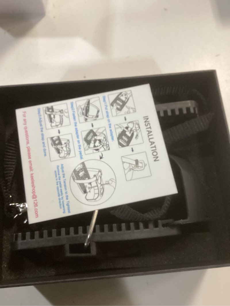 Condition photo showing New/Like New for Toe Cages Compatible with The Peloton Bike, Kelecuia Toe Cage Pedals Adapters for Regular Shoes, Pedals Shoe Cage, Convert Look Delta Pedal to Toe Clip Straps, Ride with Sneakers