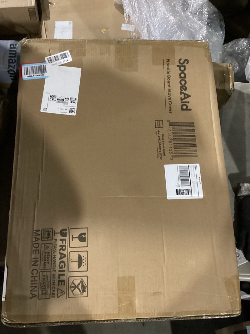 Condition photo showing New/Like New for spaceaid noodle board stove kitchen cover with handles, top covers for gas burners and electric stove, oven decor accessories wood tray for countertop, natural acacia