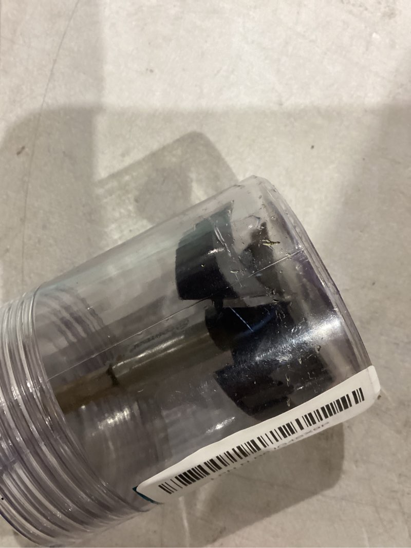 Condition photo showing As Is for Forstner Drill Bit 2-1/2 Inch, Triple-Flute Carbide Tipped Forstner Bit for Hard Wood, Soft Wood, Veneered Plywood, Plastic, Drilling Hole Saw Woodworking Hinge Cutter Tool