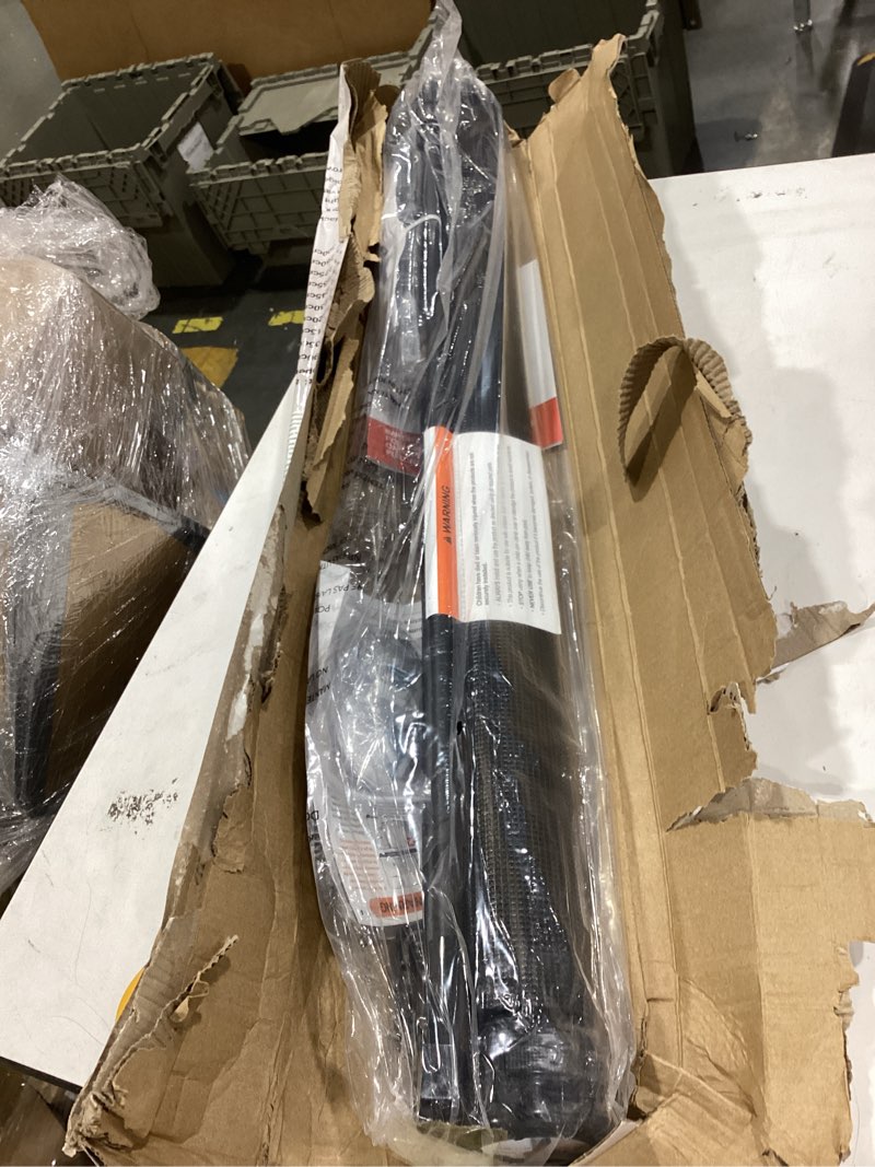 Condition photo showing Good Condition for reinforced bottom 100 inch retractable baby gates extra wide baby gate for large openings, 8 ft super long child gates for large openings, mesh retractable dog gate for doorways extra wide, black black 33" tall x 100" wide? with reinforced bar ?