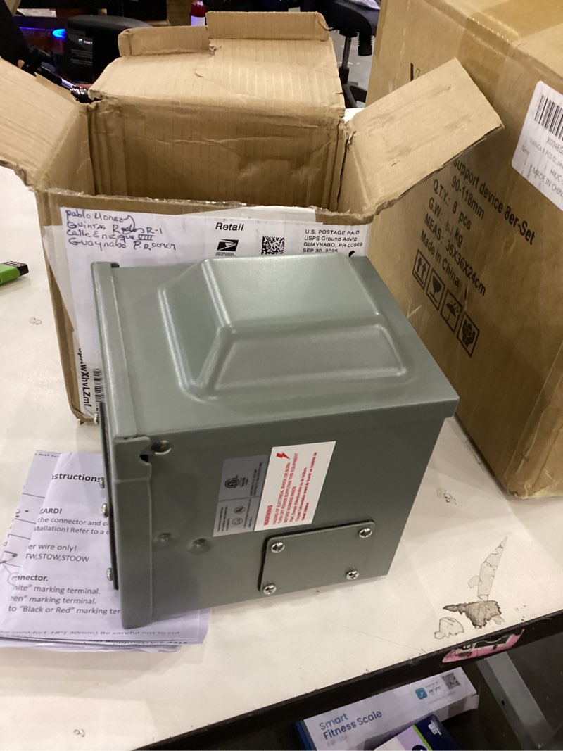 Condition photo showing Good Condition for RVMATE RV/EV 50 Amp 125/250 Volt Power Outlet Box, Waterproof Lockable Enclosed Power Panel, 14-50R Receptacle, for RV Camper Travel Trailer Electric Car, ETL Listed 50A Grey