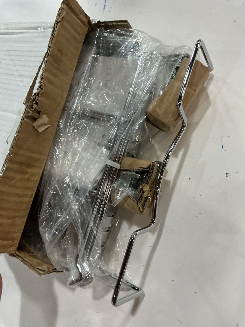 Condition photo showing item condition for HOLDN’ STORAGE Pull Out Organizer for Bakeware, Cutting Board and Trays, Adjustable Dividers - Heavy Duty, Lifetime Limited Warranty - For Narrow Cabinet Spaces, 10.5”W x 21”D x 11”H, Chrome 10.5" W x 21" D