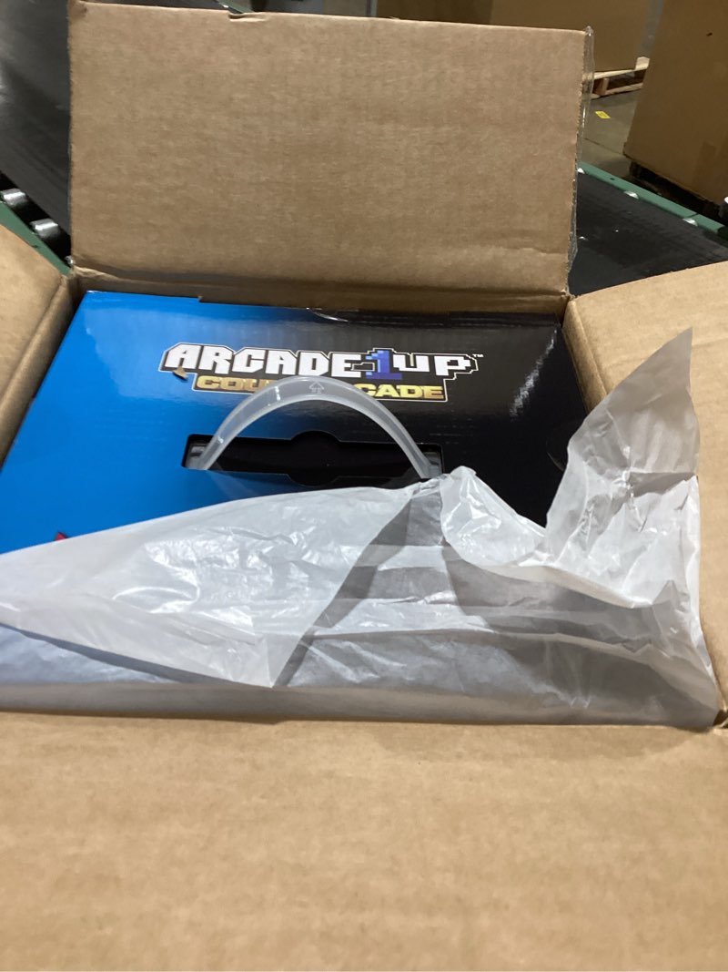 Condition photo showing New/Like New for Arcade1Up Class of ‘81 Ms. PAC-Man/Galaga Countercade – 3 Classic Games, Retro Game Console for Home