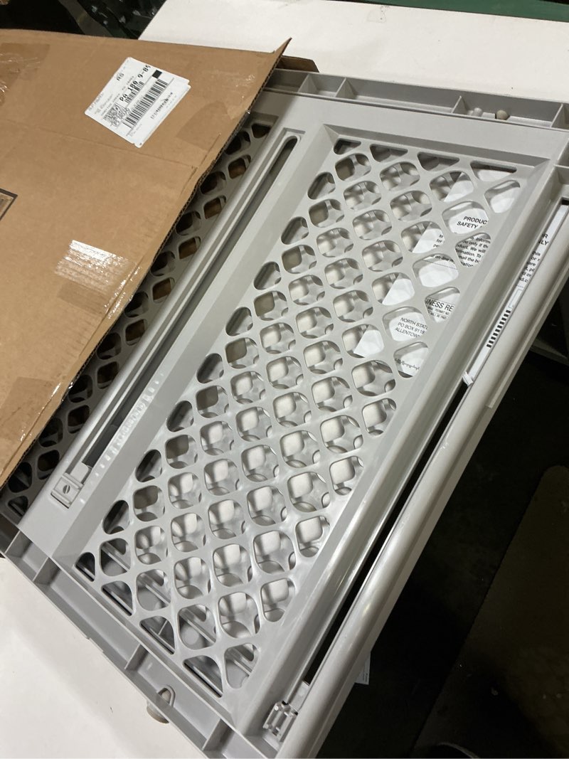 Condition photo showing New/Like New for Toddleroo by North States Supergate Classic Gray Easy Use Baby Gate  26  - 42