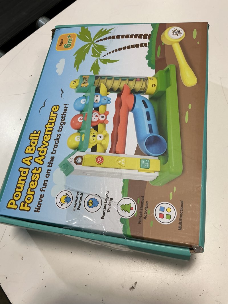 Condition photo showing New/Like New for musical baby toys for 1 year old boy gifts, 1st birthday gift first present for one yr, pound a ball development toy for 9-12-18 months, interactive learning toddler toys for 1 year old boys girls green, yellow, orange