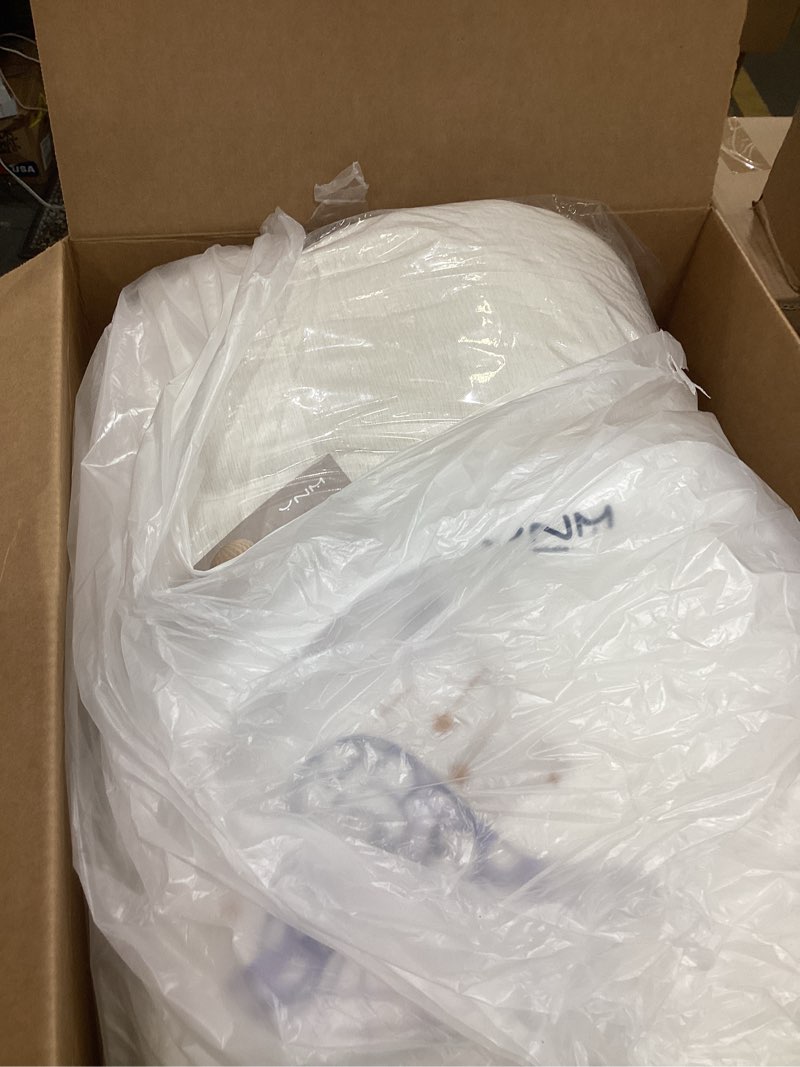 Condition photo showing New/Like New for ynm weighted blanket full 15lbs, the heavy oversized weighted comforter, warm & fluffy throw (neutral beige, 15lbs, 90" lx66 w) 90 in x 66 in 15 lb neutral beige