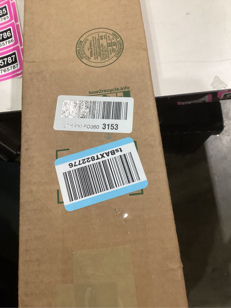 Condition photo showing Good Condition for Metal DIY 24x48 Canvas Frame, Canvas Floater Frame for 1-1.25" Deep Canvas Paintings, Canvas Floating Frames (24x48,Black) Black 24x48"