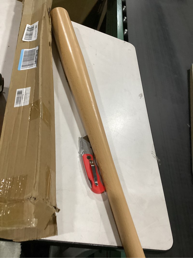 Condition photo showing As Is for Professional Wood Baseball Bat 21-34 Inch?High-Density Maplewood for High Impact Resistance & Durability, Perfect for Baseball Training & Games Brown -3 32 Inches