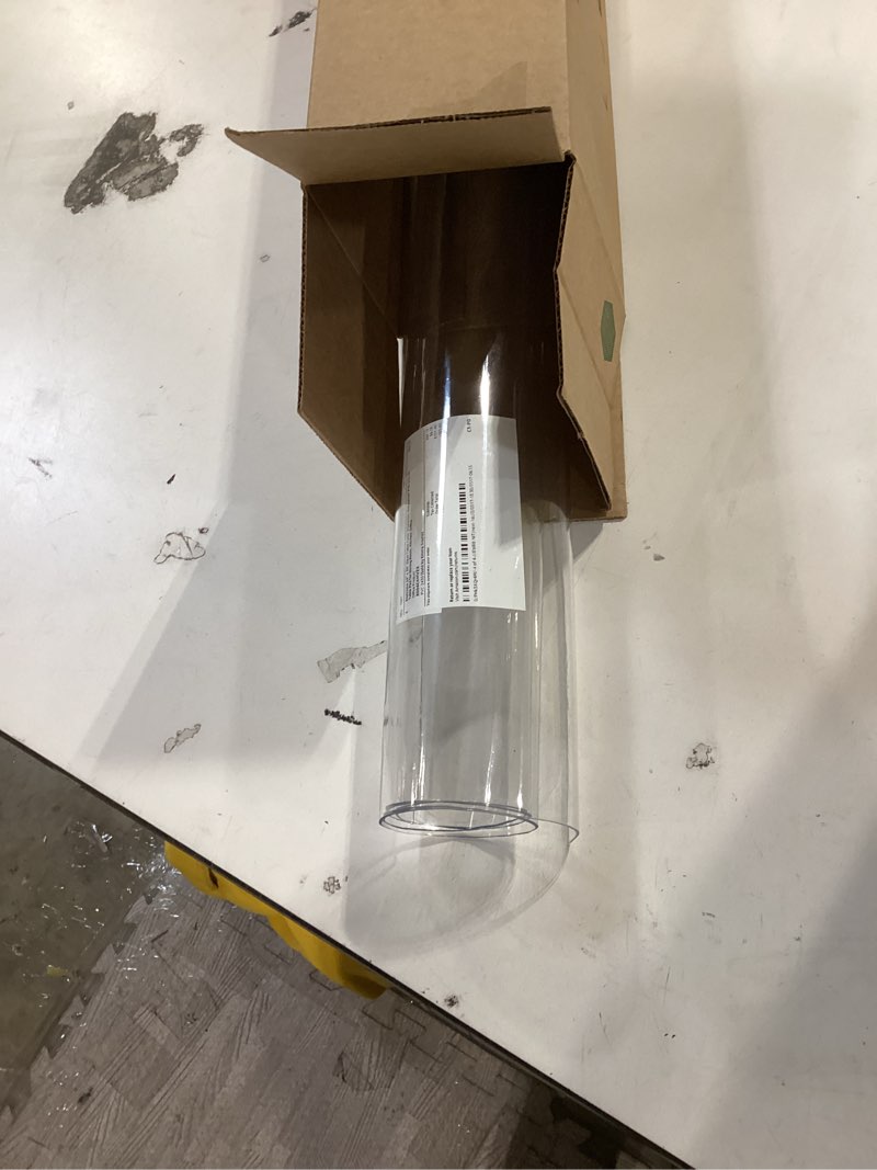 Condition photo showing Good Condition for 24" x 30" clear table cover protector, waterproof pvc table pad for dining room, kitchen, office clear 24" x 30"