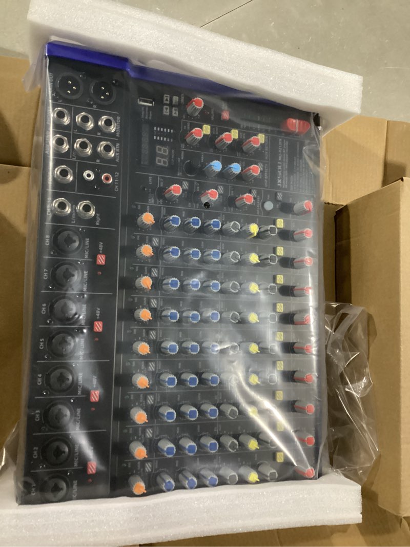 Condition photo showing Good Condition for Mackie ProFX10 GO Battery-Powered 10-Channel Analog  similar to photo Audio Mixer With Bluetooth, USB-C Recording Modes, GigFX+ Effects, Onyx Preamps, EQ, Compression, Up to 8 Hours Battery Life FX+ (Bluetooth) 10-Channel (Battery-Powered)