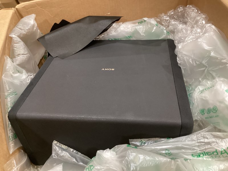 Condition photo showing As Is for sony sa-sw3 wireless subwoofer for bravia theater (bar 9, bar 8, quad), ht-a9/a7000/a5000/a3000/s2000 and str-an1000 sa-sw3 only