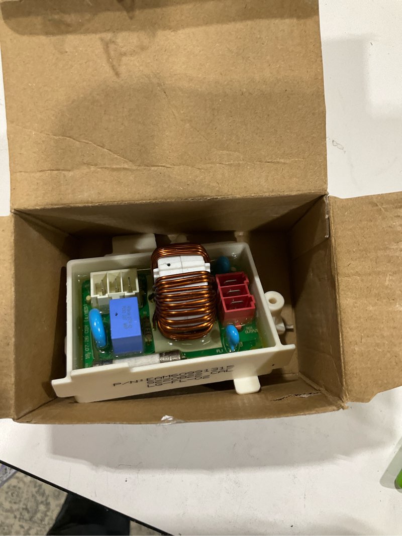 Condition photo showing As Is for Metal & Plastic Washing Machine Noise Filter Replacement for LG EAM60991315 EAM60991301