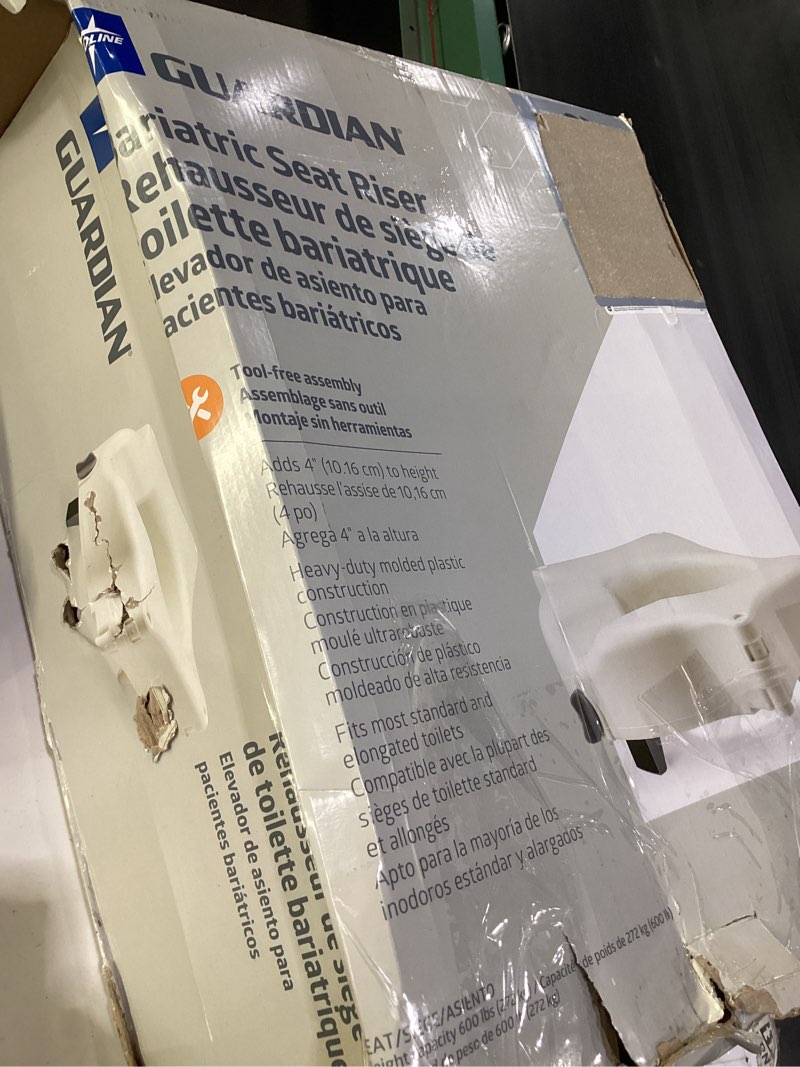 Condition photo showing Good Condition for guardian toilet seat raiser