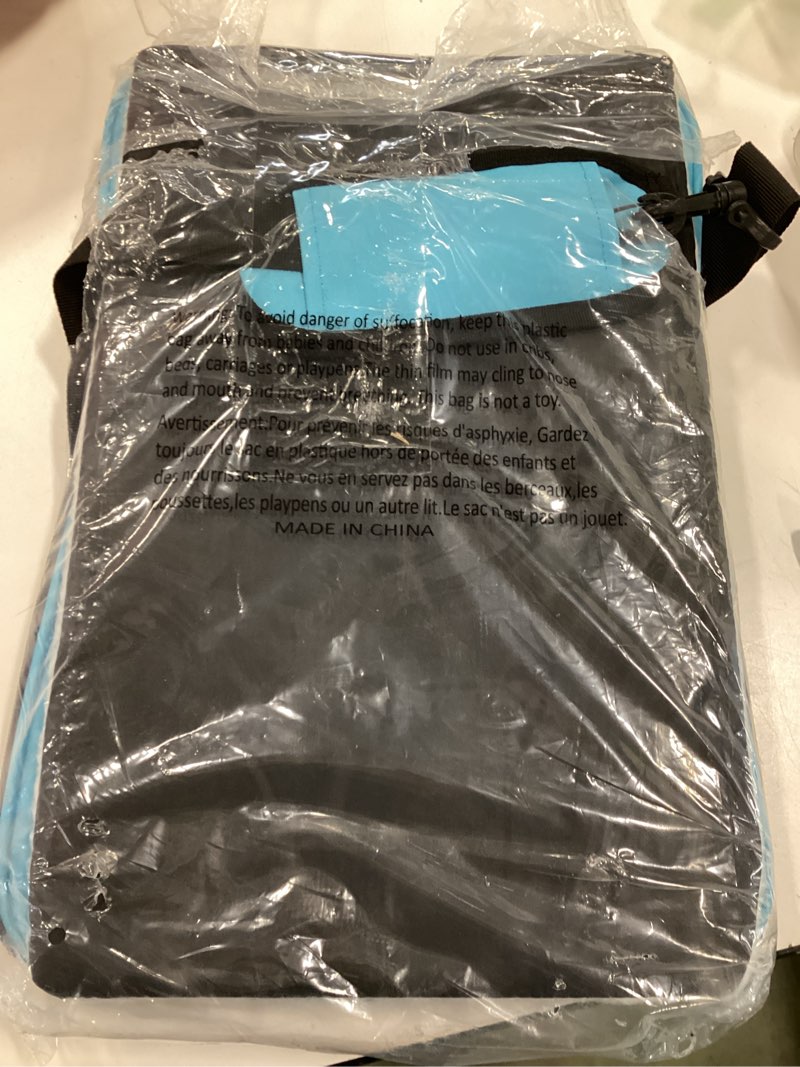 Condition photo showing New/Like New for Henkelion Cat Carriers Dog Carrier Pet Carrier For Small / Medium Cats Dogs Puppies (Up To 15lbs), TSA Airline Approved Small Dog Carrier Soft Sided, Collapsible Waterproof Travel Puppy Carrier - Grey 17.0"L x 11.0"W x 11.0"H Grey