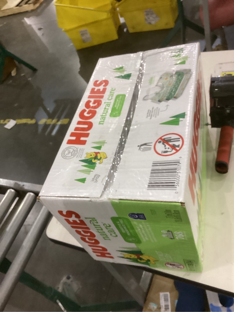 Condition photo showing New/Like New for Huggies Natural Care Sensitive Unscented Baby Wipes - 768ct