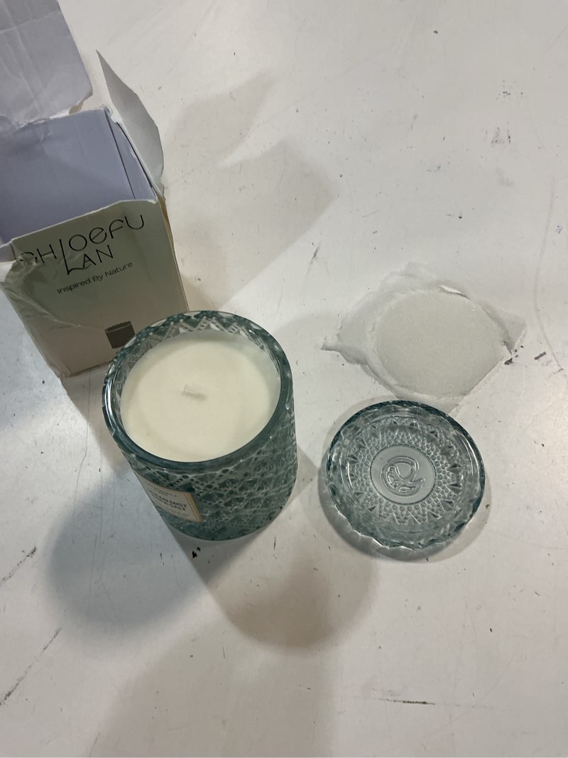 Condition photo showing New/Like New for Chloefu LAN Ocean Candles Sea and Salt Candle with up to 55 Hour Long Lasting, Highly Scented, Luxur