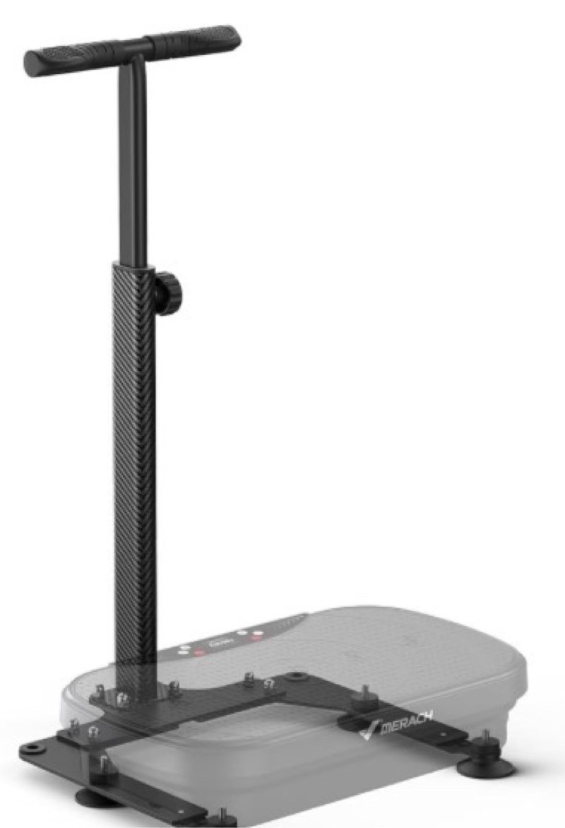 MERACH Vibration Plate Armrest, Handrails for Vibration Plates, Height Adjustable Armrests Suitable 