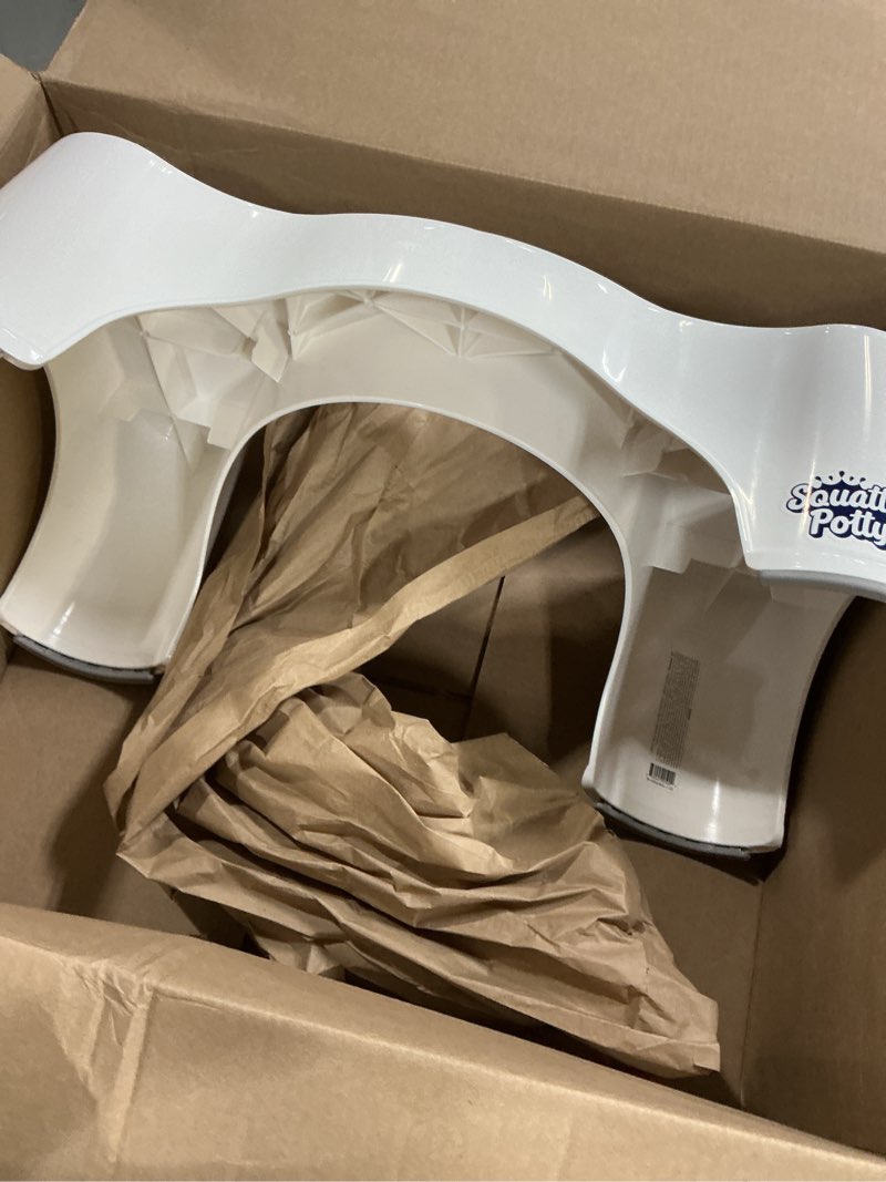 Condition photo showing Good Condition for squatty potty the original bathroom toilet stool, 7 inch height, white white 7 inch