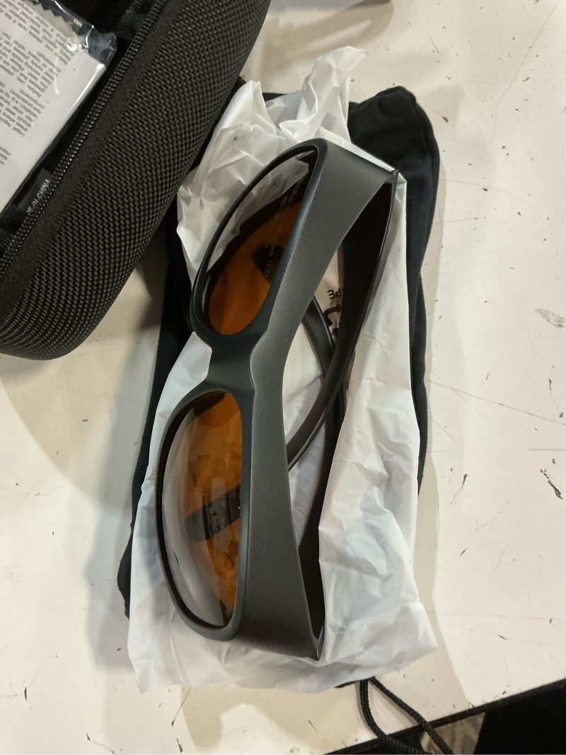 Condition photo showing New/Like New for laserpair laser safety glasses 200-534nm and 740-1095nm laser goggles | 355nm, 405nm, 445nm, 450nm, 532nm, 740nm, 980nm, 1064nm laser safety goggles tattoo removal, green,blue laser protection