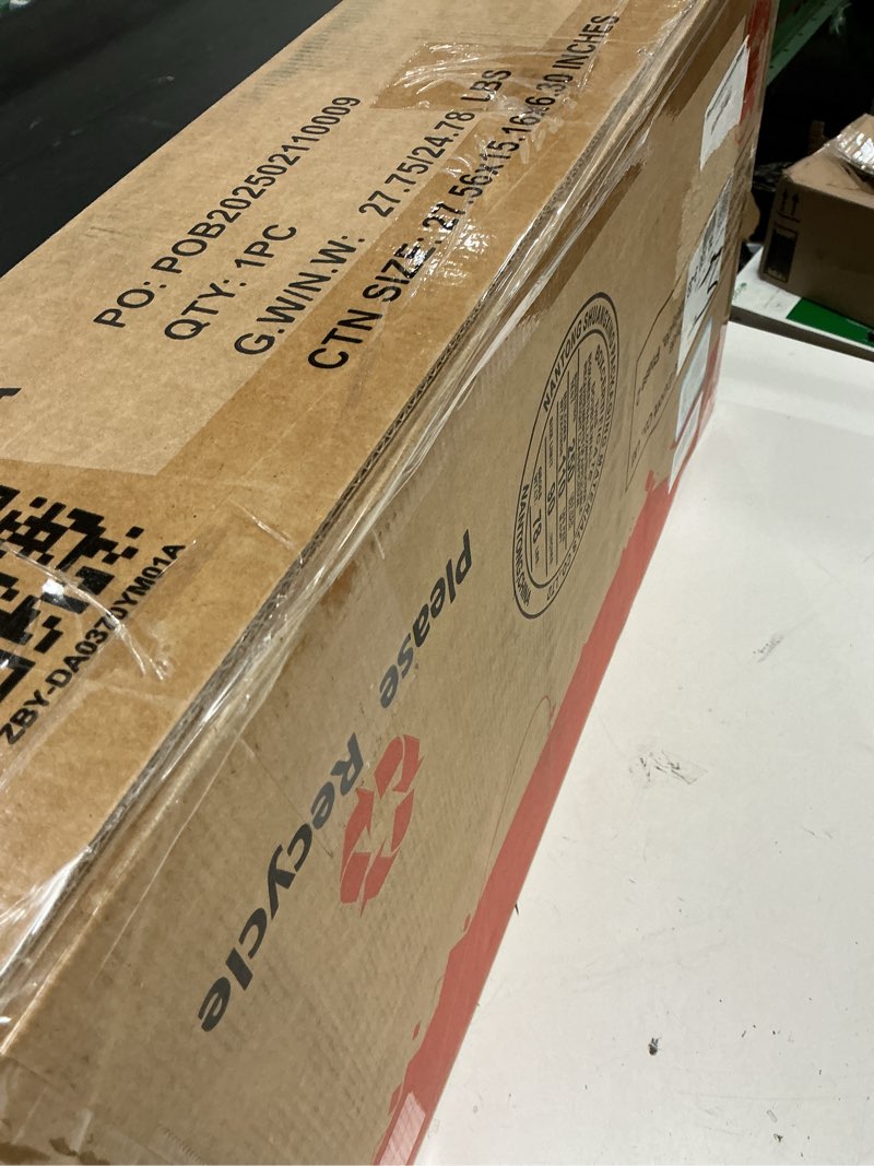 Condition photo showing Good Condition for FiveWillowise Bathroom Wall Cabinet, Farmhouse Medicine Cabinet with Barn Doors and Adjustable Shelves, 24'' Kitchen Wall Mounted Cabinet, Floating Over Toilet for Kitchen, Living Room Farmhouse White 10"D × 23.62"W × 23.62"H