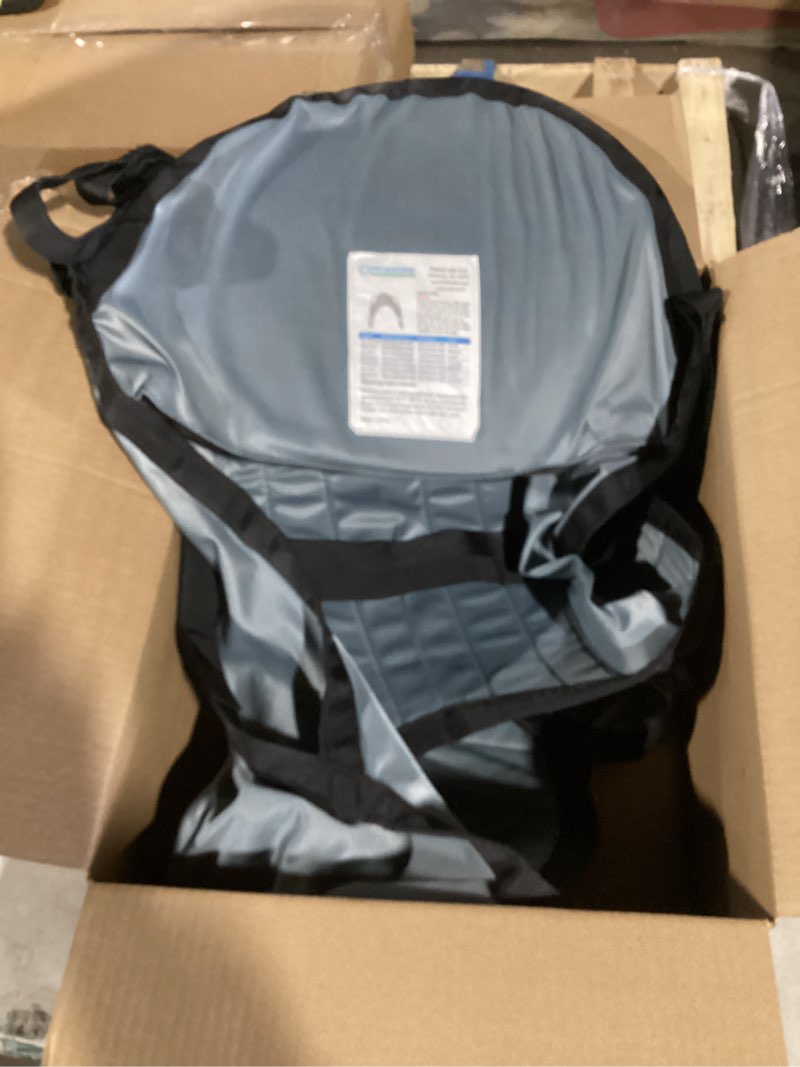 Condition photo showing Good Condition for Patient Aid Padded U-Sling with Head Support, Universal Patient Lift Sling, Size Small, 85-135 lbs Capacity