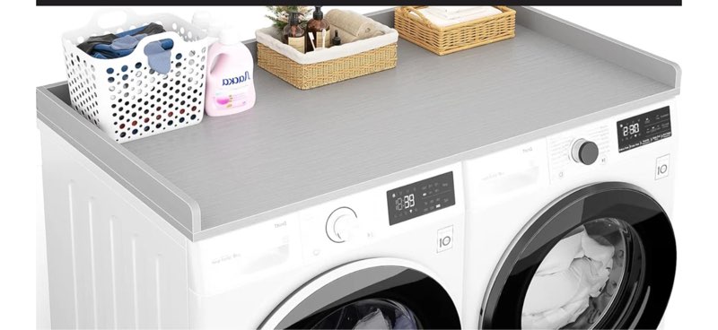 washer and dryer countertop