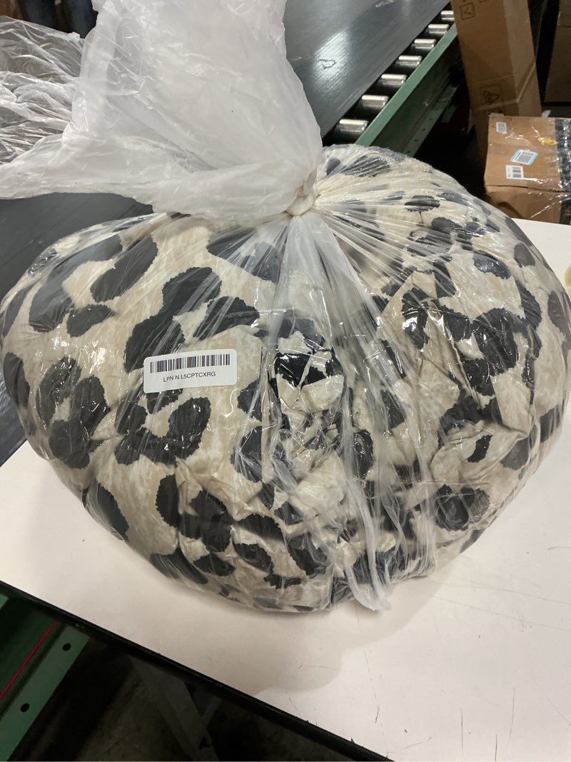 Condition photo showing As Is for Caressma Safari Leopard Cheetah Print Comforter Set, Queen Size 3 Pieces for All Seasons, Ultra Soft Microfiber, Untamed Wilderness Style Comforter with Pillowshams Beige Queen