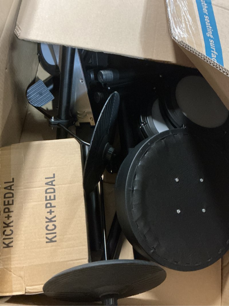 Condition photo showing As Is for Electronic Drum Set,Electronic Drum for Beginner Set with Type-C Charging,support USB MIDI Bluetooth,with 4 Quiet Mesh Pads 2 Pedals, Drum Stool, Sticks, Headphones and Melodics Lessons