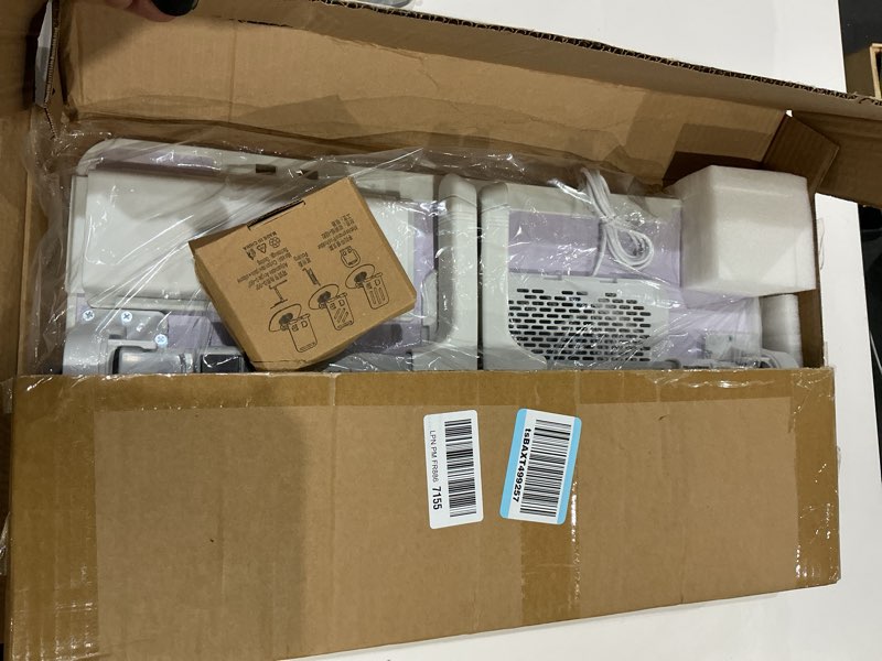 Condition photo showing New/Like New for ixtra laptop lap desk include cooling fan,adjustable lap desk with light fan,folding laptop desk for bed with usb,bed desk with storage drawer 56x32cm,purple purple+holder,56x32cm