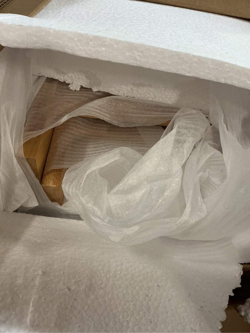 Condition photo showing New/Like New for melissa & doug wooden chairs, set of 2 - blonde furniture for playroom blonde wooden chair pair