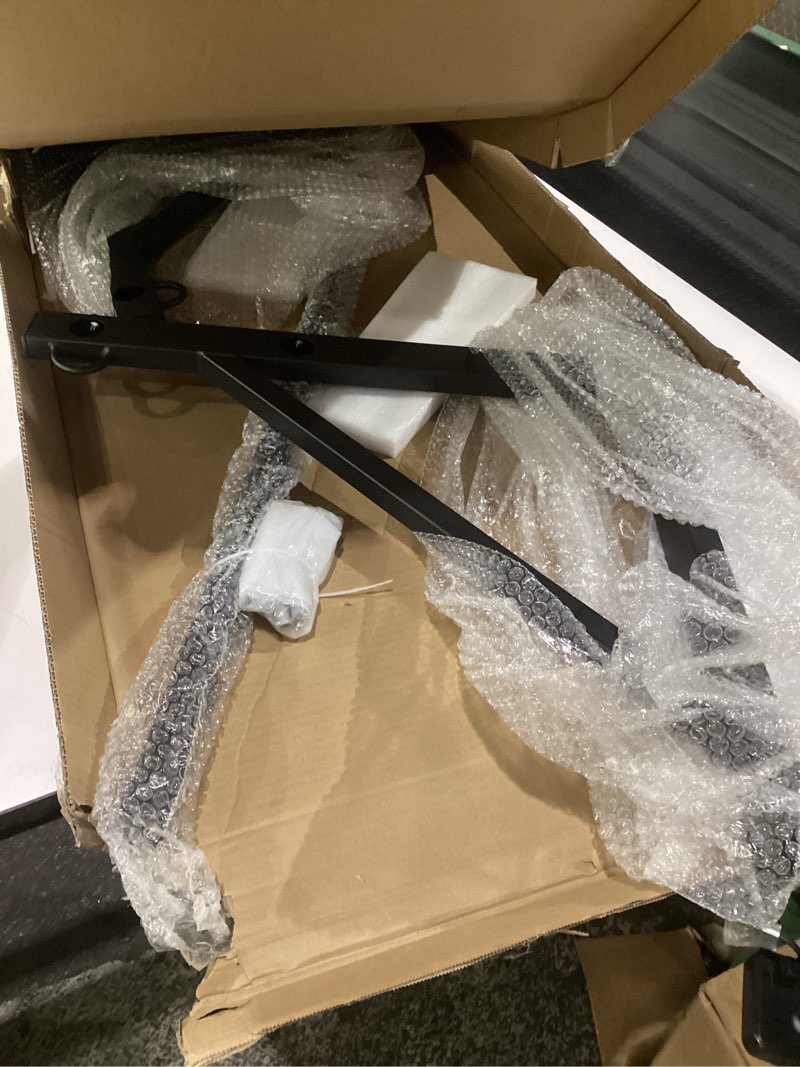 Condition photo showing Good Condition for (incomplete parts)handbode pull up bar for doorway and wall mount - chin up bars for home gym, 39 in / 52 in upper body workout equipment with 500 lbs capacity, portable thickened steel construction, joist mounted 52” wall mounted pull up bar