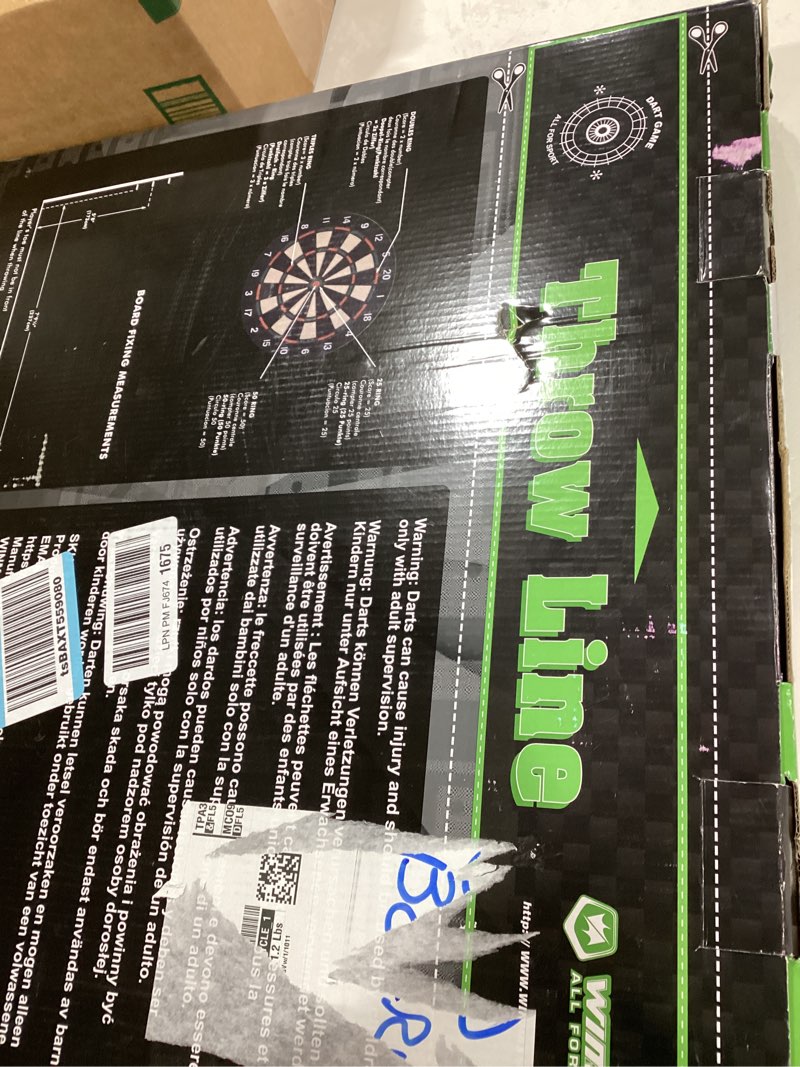 Condition photo showing Good Condition for Electronic Dart Board LED Electric Digital Dart Boards for Adults with Cabinet with 12 Soft Tip Dartboard Set New Design Dartboard