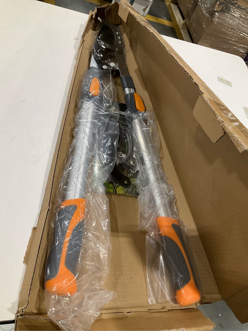 Condition photo showing Good Condition for AIRAJ 27-41'' Extendable Anvil Loppers Heavy Duty with Compound Action, Tree Trimmer with 2 Inch Cutting Capacity, Chops Thick Branches Ease,Heavy Duty Tree Pruner with SK5 Spare Blade 27-41"Extendable Lopper