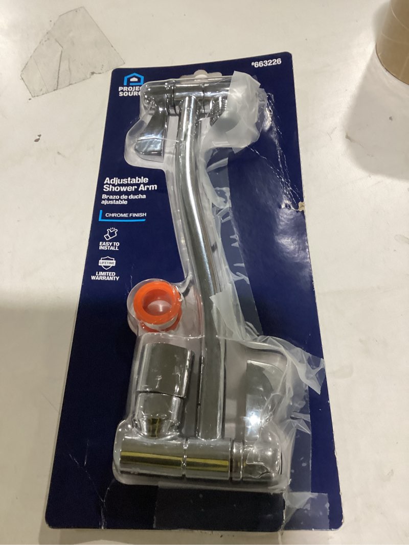 AquaSource Chrome Shower Arm
