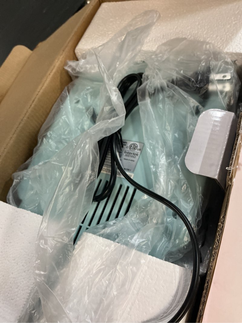 Condition photo showing New/Like New for kitchen in the box stand mixer,3.2qt small electric food mixer,6 speeds portable lightweight kitchen mixer for daily use with egg whisk,dough hook,flat beater (blue)