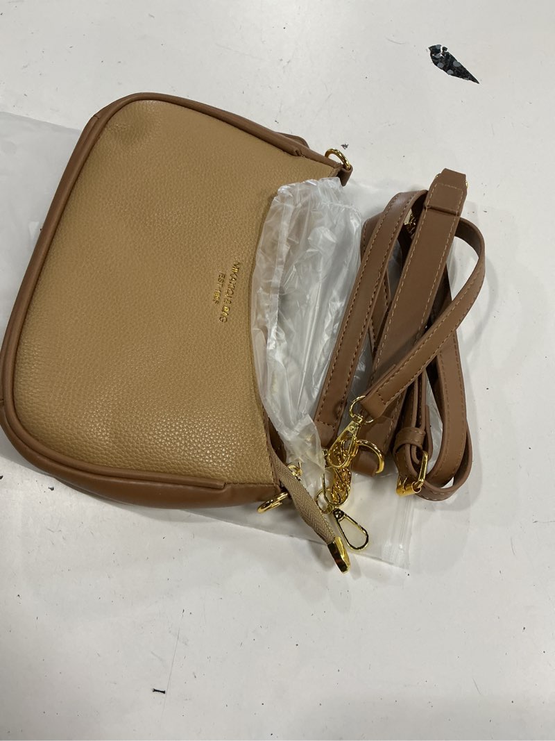 Condition photo showing New/Like New for crossbody bags for women trendy crescent shoulder underarm small purse retro classic hobo clutch handbag fashion y2k khaki