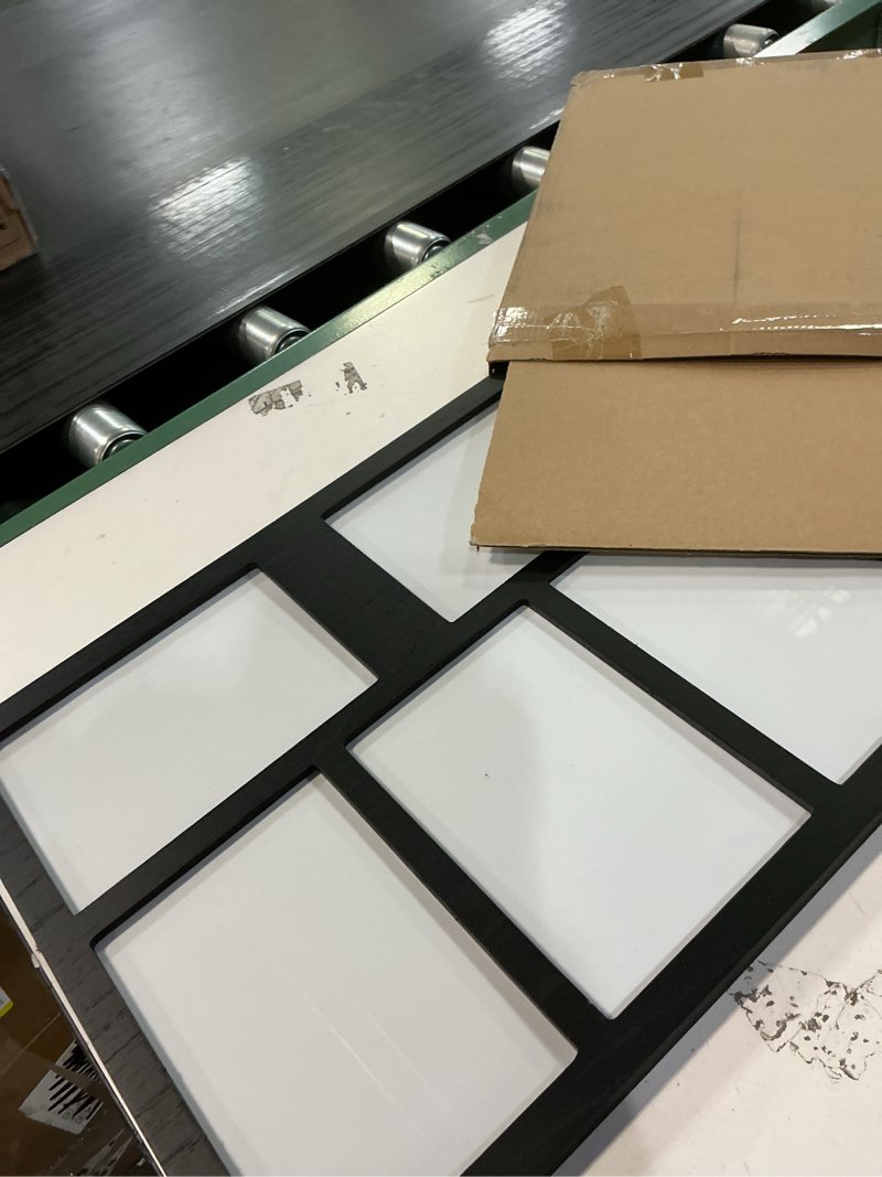 6 Opening Picture Frame for Multiple Orientation 4x6, 5x7, or 8x10 Photos - Poplar Wood