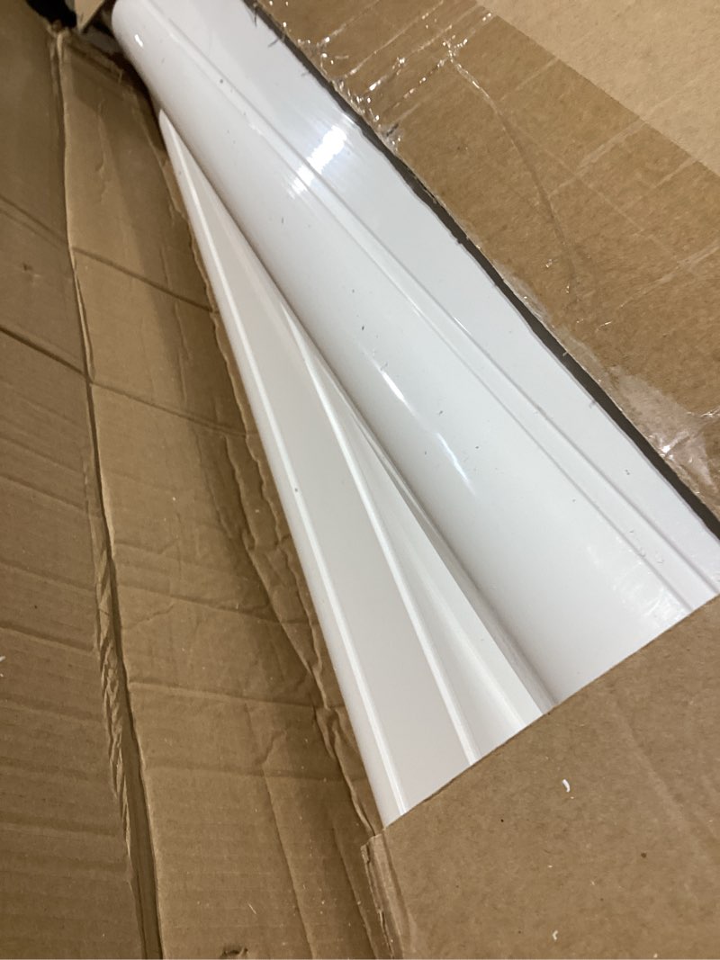 Condition photo showing Good Condition for lyprem 17ft mini split line set cover 5" pvc line cover kit for mini split and central air conditioner & heat pump(white) 5" 17ft white