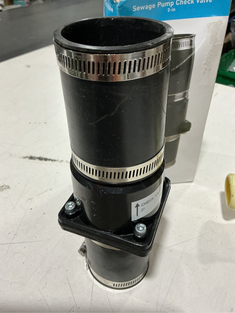 Condition photo showing As Is for h2opro pvc check valve