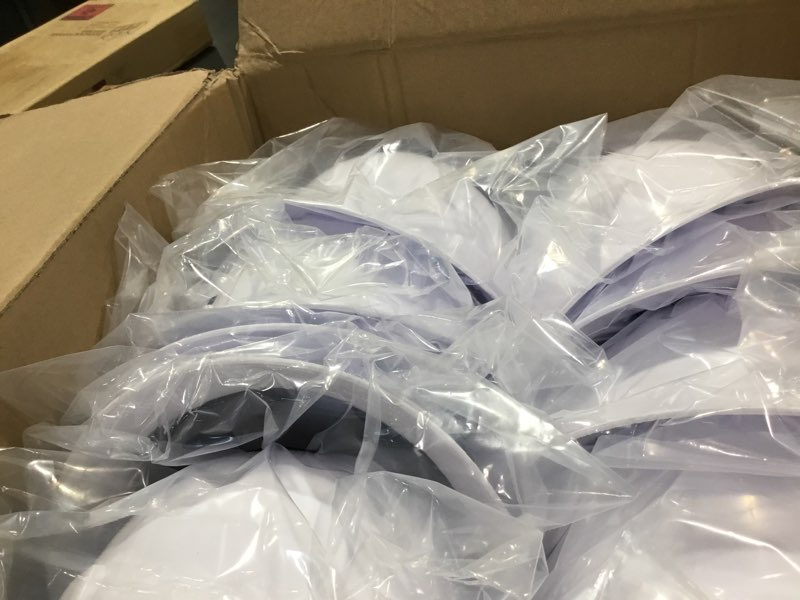 Condition photo showing Good Condition for Saysurey 10 Pack Full Brim Hard Hat, White Construction Hard Hat, HDPE Safety Helmet with 6-Point Adjustable Ratchet Suspension for Men and Women white Hdpe Classic Style