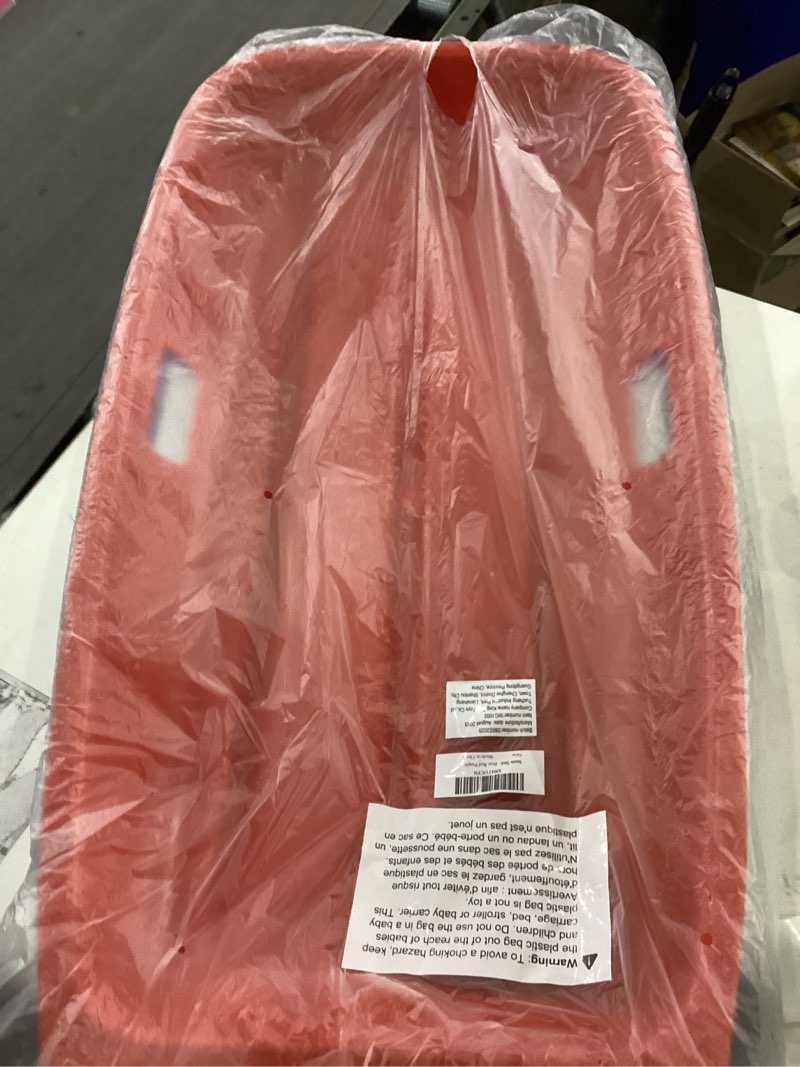 Condition photo showing New/Like New for Snow Sled for Kids: 35", Cold-Resistant, Anti-lateral Drift, Included Rope, One Handle per Side, Fast, Stable, Stackable, Easy to Carry, Toboggan Sleds for Snow Days Blue-Red-Purple