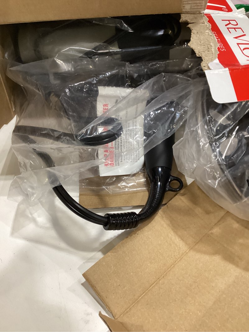 Condition photo showing Good Condition for REVLON Volume Booster, Hair Dryer with Curl Enhancing Diffuser | Increase Volume, Decrease Frizz and Damage, Fast Drying, 1875 Watts (White) 6 Piece Set