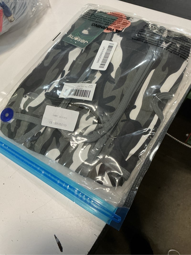 Condition photo showing New/Like New for kuoser recovery suit for dogs cats after surgery, professional pet recovery shirt dog abdominal wounds bandages, substitute e-collar & cone,prevent licking dog onesies pet surgery recovery suit x-large (back:20.1-24.8'', weight:42-75 lb) camouflage