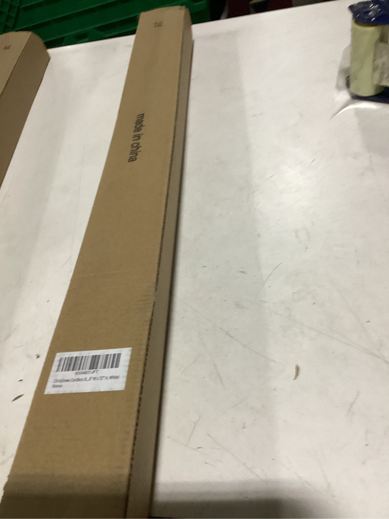 Condition photo showing As Is for chrisdowa cordless blackout roller shades for windows, thermal insulated uv protection pull down shades, total blackout window blinds for home, office, bedroom, door (28" w x 72" h, white) 28"w x 72"h white